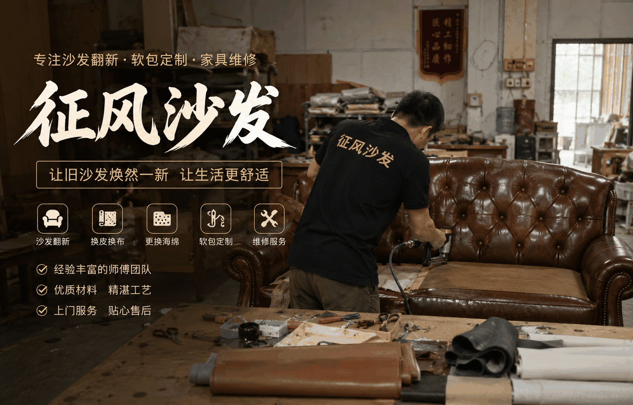 沙发维修服务展示图